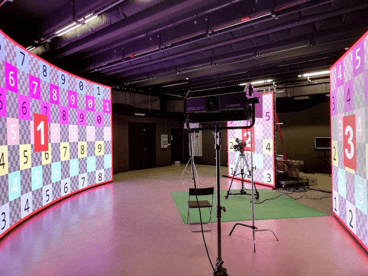 pared de video led para filmar