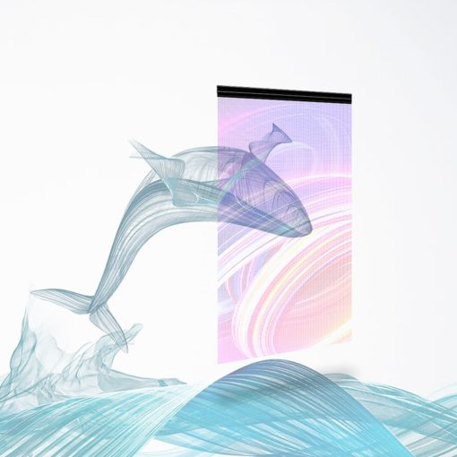 transparent led film display